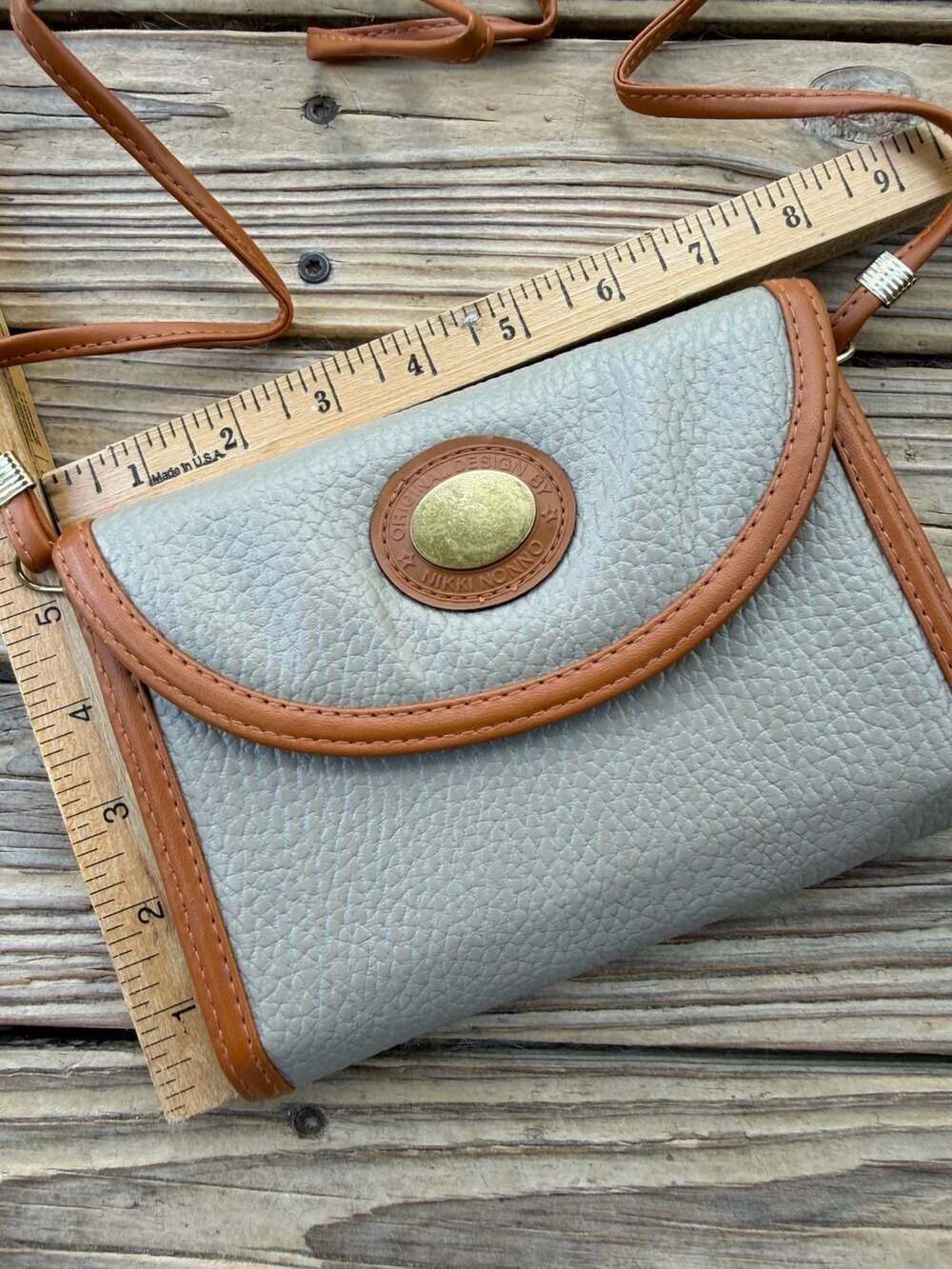 Nikki Nonno Vintage Crossbody Bag with Matching Coin Purse and Accessories